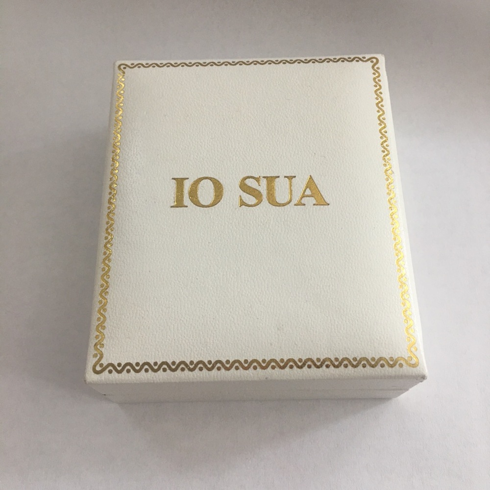 Rose gold plated & cz infinity designer necklace NWOT in gift box - Picture 6 of 6